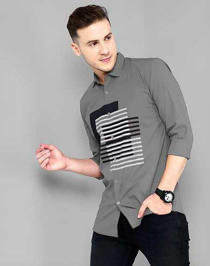 Cotton Printed Full Sleeves Regular Fit Casual Shirt