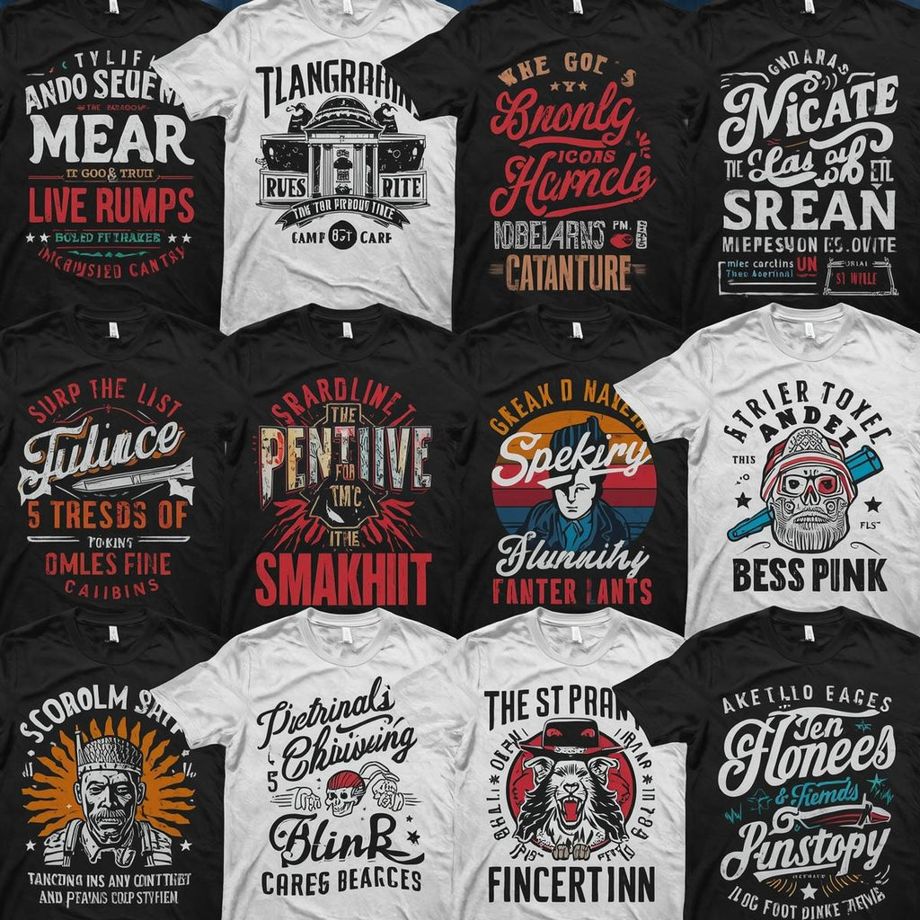 200+ Premium T-shirt Design Bundle